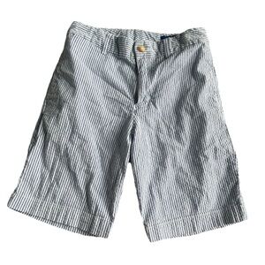 Polo Ralph Lauren Boys Size 10
Seersucker Blue/white Striped
Shorts